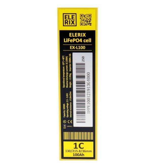 ELERIX 3.2V 100Ah - 1C