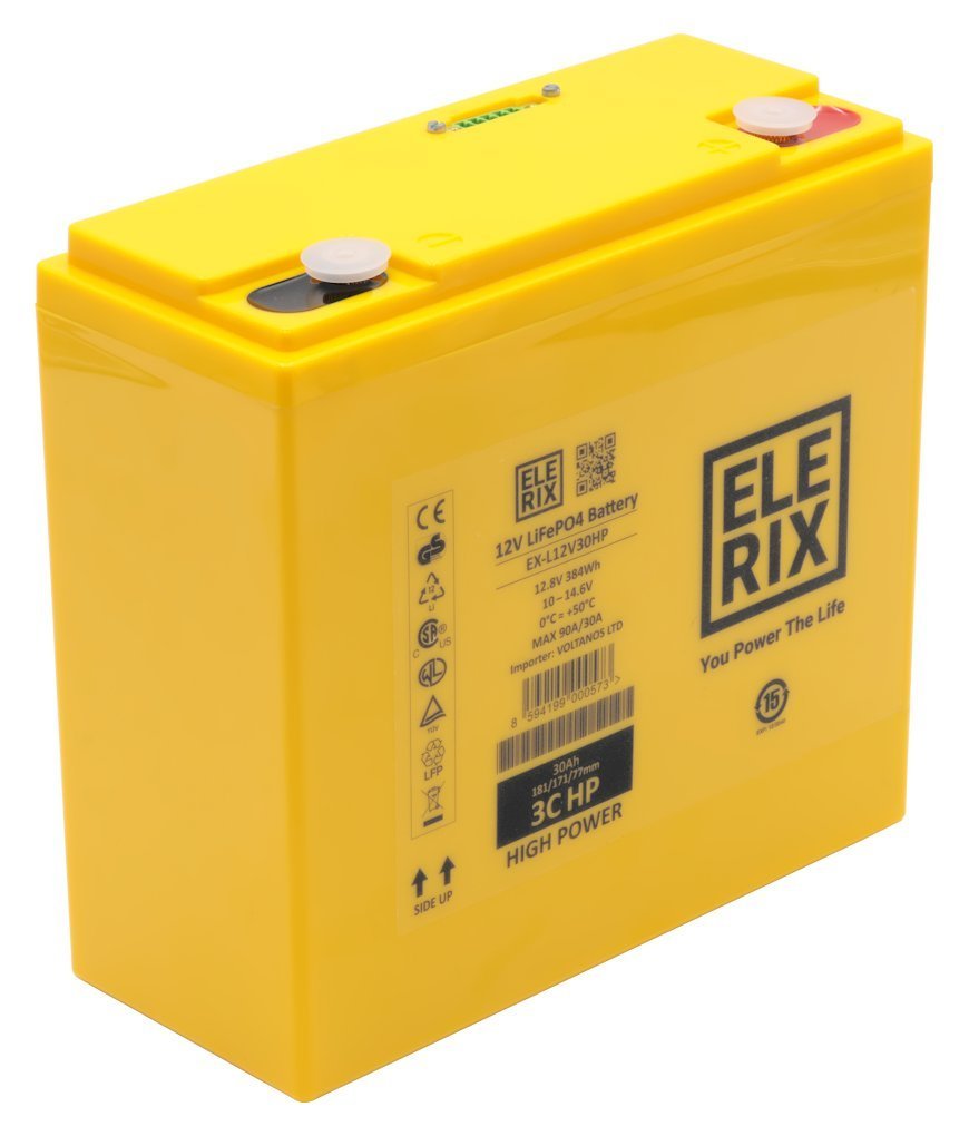 ELERIX battery 12V/30Ah , 3C