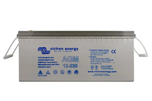 Victron  12V/230Ah AGM Super Cycle Batt. (M8)